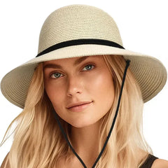 Korean Style Womens Beach Sun Hat Breathable Travel Summer Sunshade
