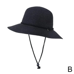 Korean Style Womens Beach Sun Hat Breathable Travel Summer Sunshade