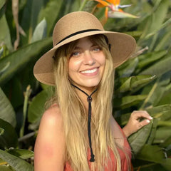 Korean Style Womens Beach Sun Hat Breathable Travel Summer Sunshade