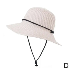 Korean Style Womens Beach Sun Hat Breathable Travel Summer Sunshade