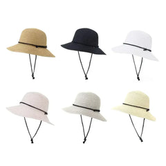 Korean Style Womens Beach Sun Hat Breathable Travel Summer Sunshade