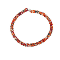 European And American Cross-Border Style Design Colorful Dopamine Heavy-Duty Ring With A Light Luxury And High-End Feel, Versatile High-End Women's Clavicle Chain