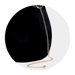 Trendy Fashionable Nine Rows Rhinestone Belt