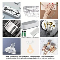 Ultrasonic Jewelry Cleaner Portable